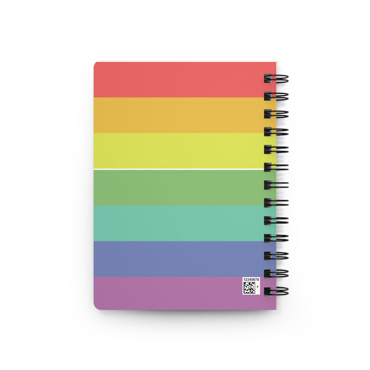 Pride Rainbow Spiral Bound Journal