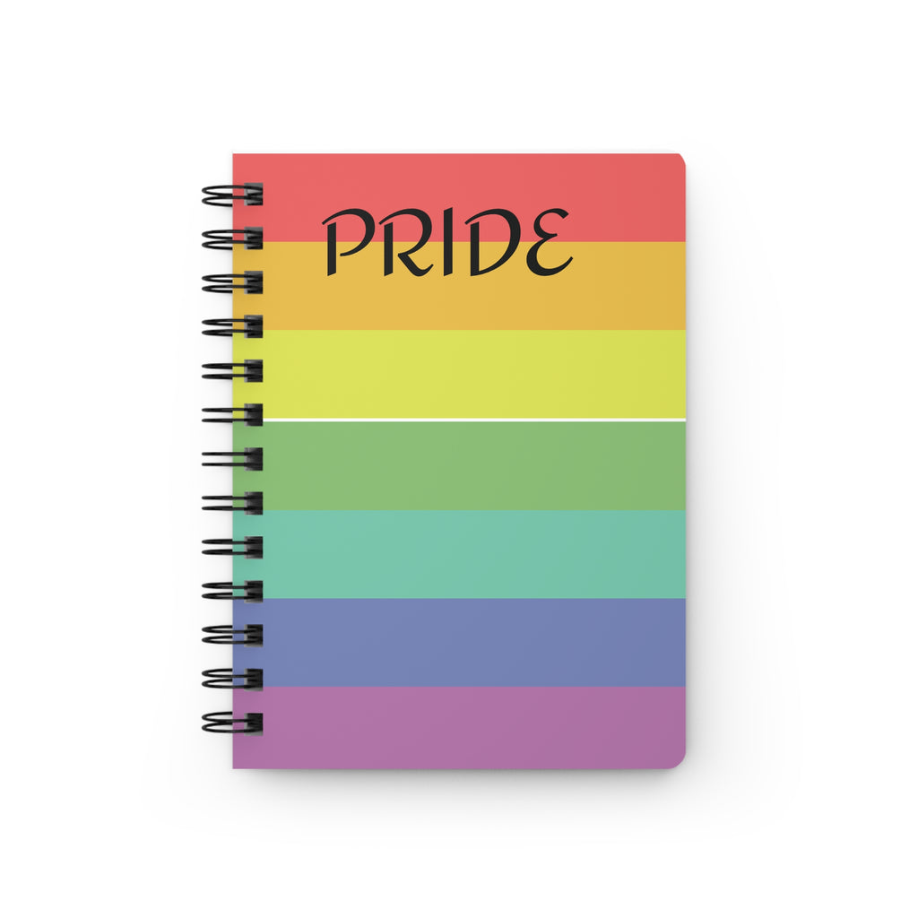 Pride Rainbow Spiral Bound Journal